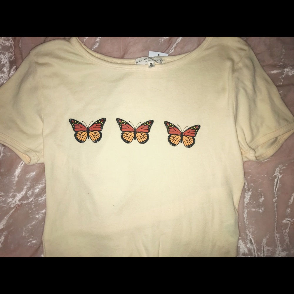 urban outfitters butterfly shirt